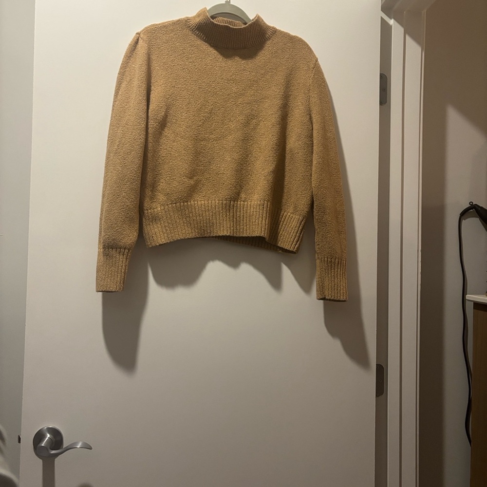 American Eagle Outfitters Tan Turtleneck Sweater